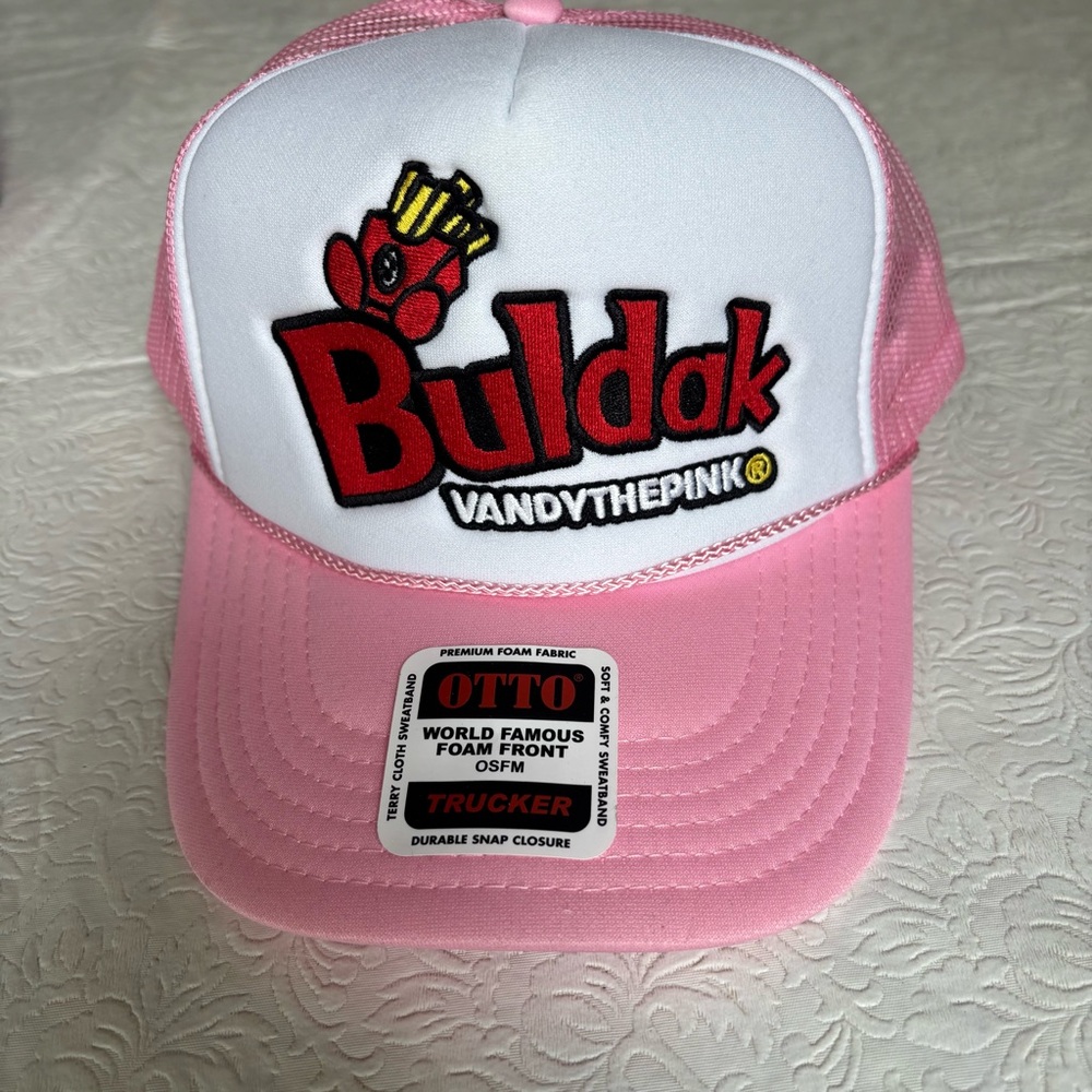 NWOT VandyThePink Buldak Spicy Ramen Trucker Hat
